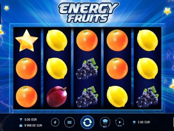 machine à sous Energy Fruits écran 2