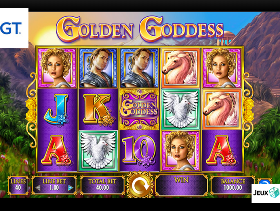 machine à sous Golden Goddess écran 2