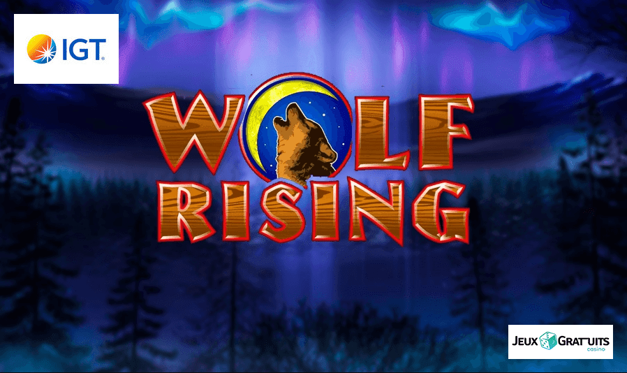 lobby du machine à sous Wolf Rising