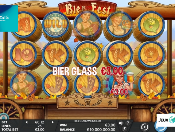 machine à sous Bier Fest écran 2