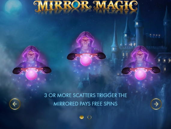 machine à sous Mirror Magic écran 1